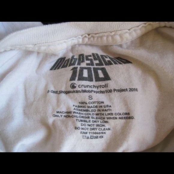 Mob Psycho 100 Anime Short Sleeve Tee Shirt ONE Supernatural Onepunchman Psychic - Picture 11 of 11